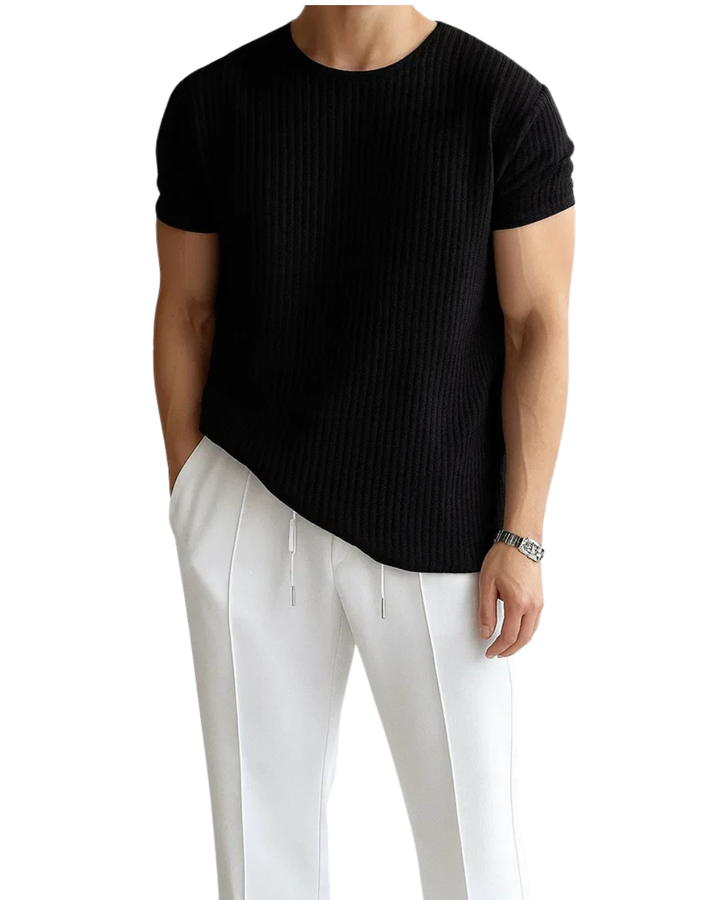 Elegante maglietta in maglia