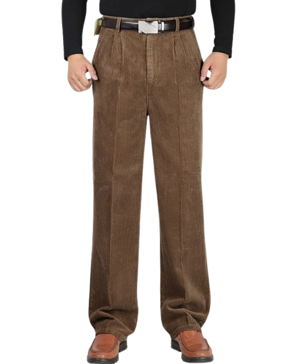 Pantaloni eleganti in velluto a coste