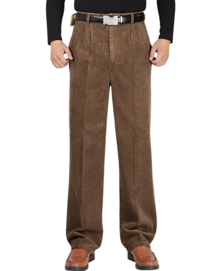 Pantaloni eleganti in velluto a coste