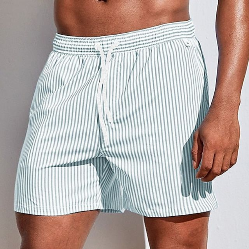 Pantaloncini da spiaggia casual a righe
