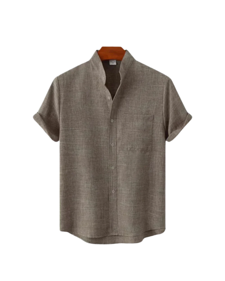 Camicia in lino a maniche corte Venice