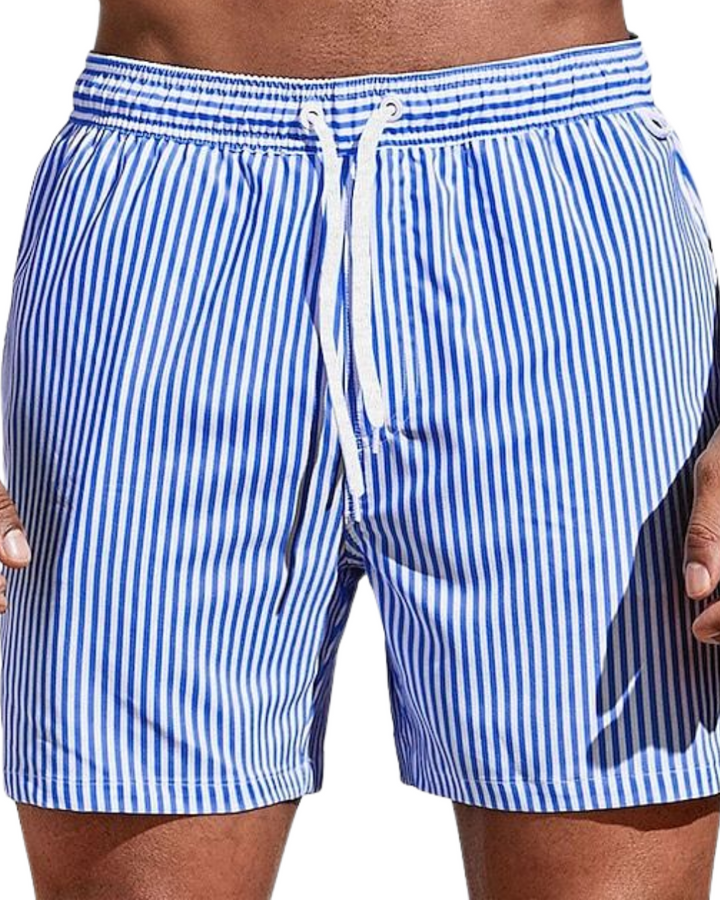 Pantaloncini da spiaggia casual a righe