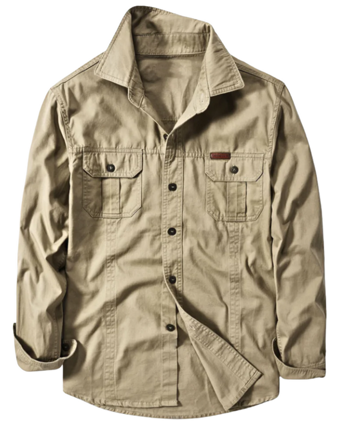 Camicia cargo in cotone