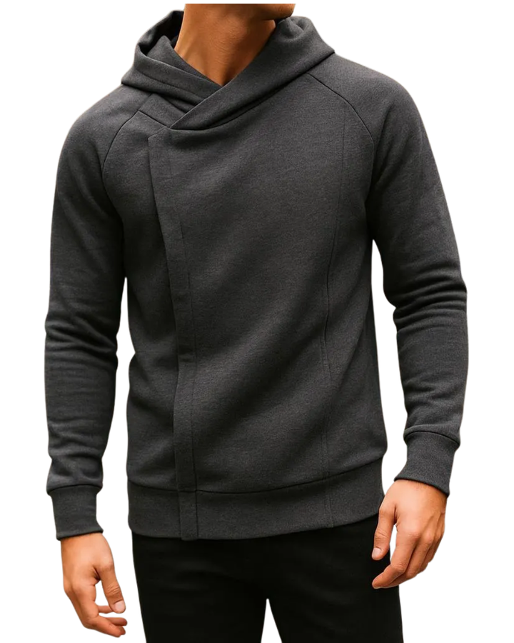 Felpa con cappuccio con zip elegante