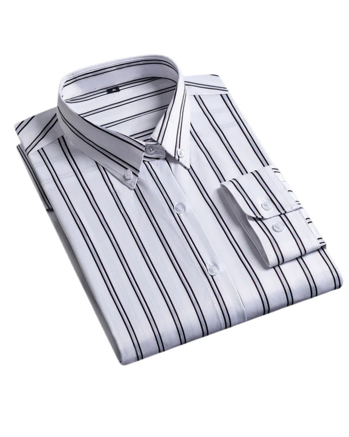 Givalli - Camicia da uomo a righe eleganti