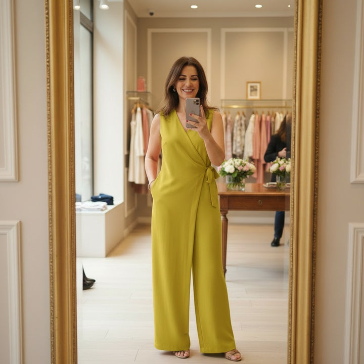 Lynor | Elegante tuta con scollo a V