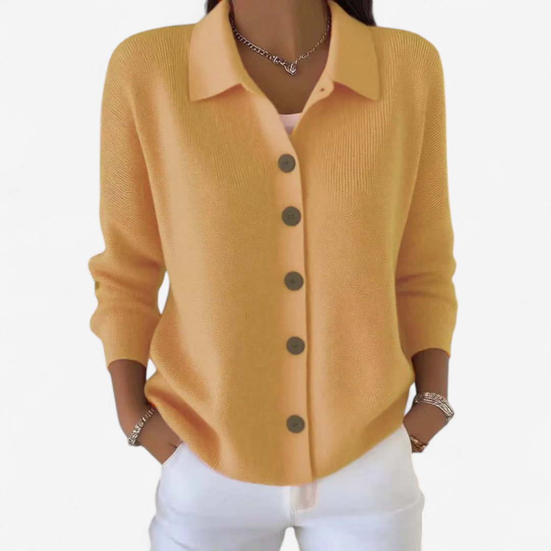 Adrienne™ Elegante giacca abbottonata