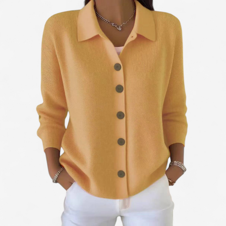 Adrienne™ Elegante giacca abbottonata