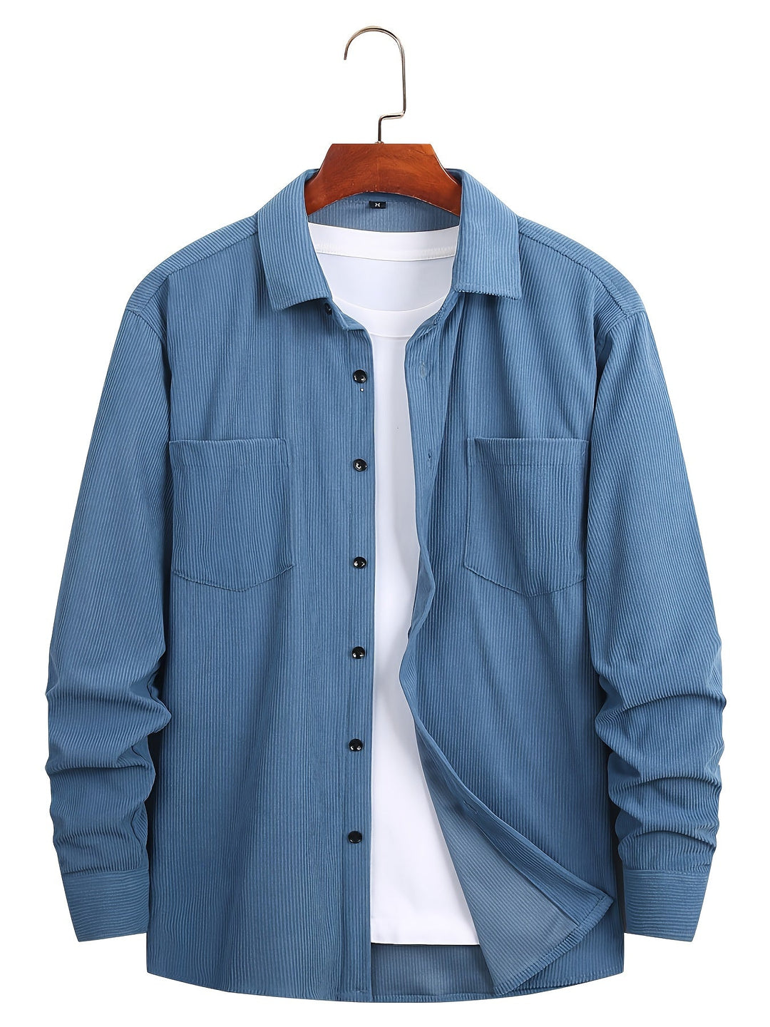 Cardigan casual in velluto a coste