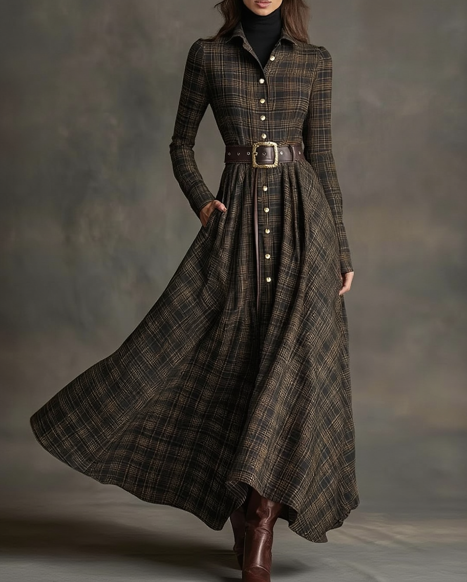 Rosalie | Abito lungo di ispirazione vintage