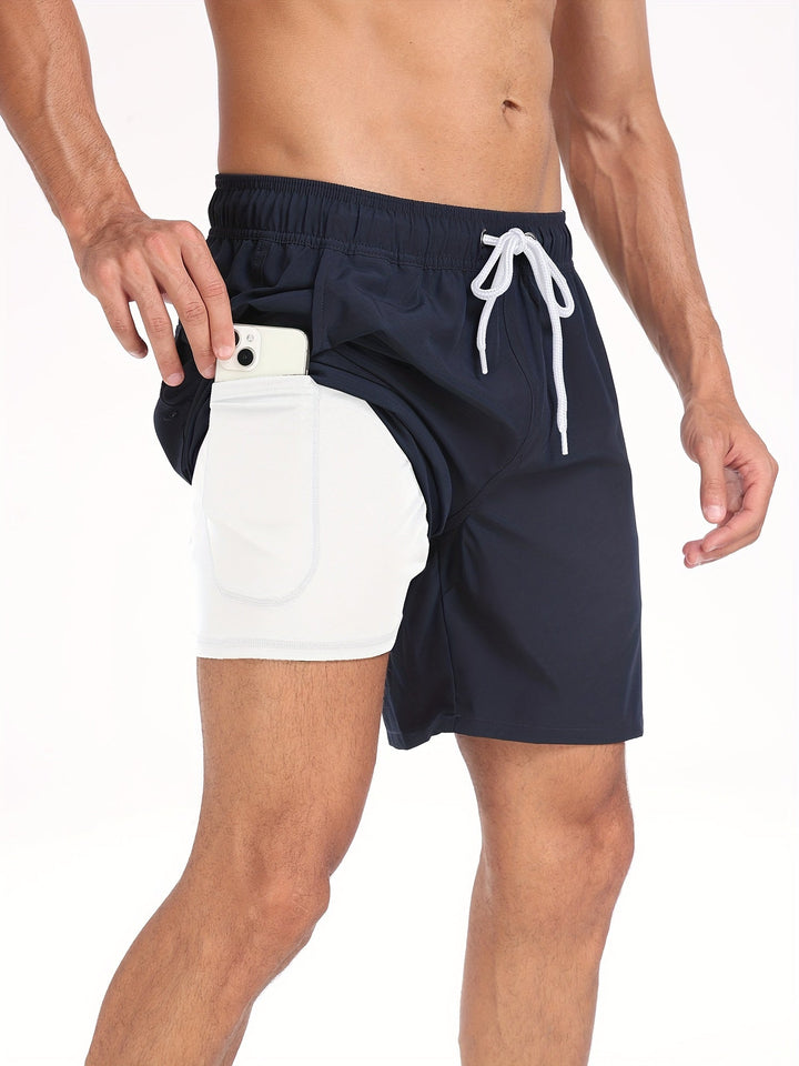Pantaloncini da bagno con tasche