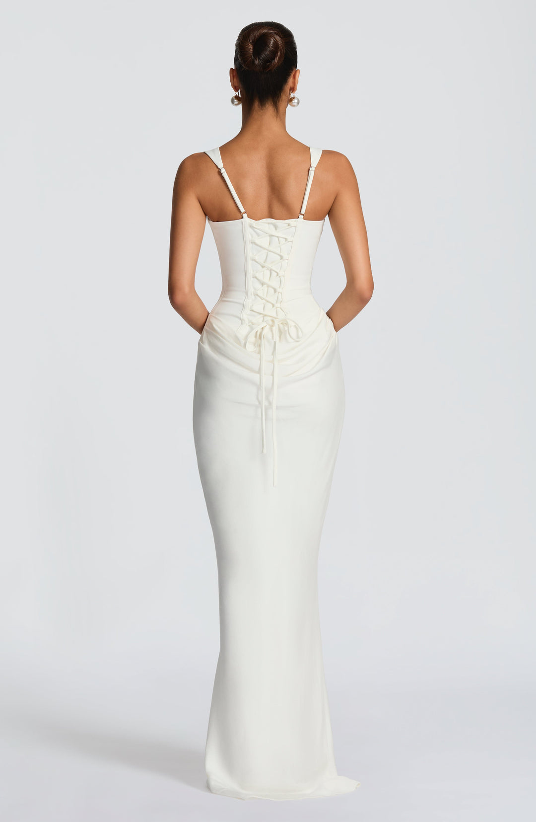 Leonor ❘ Abito maxi con scollo quadrato