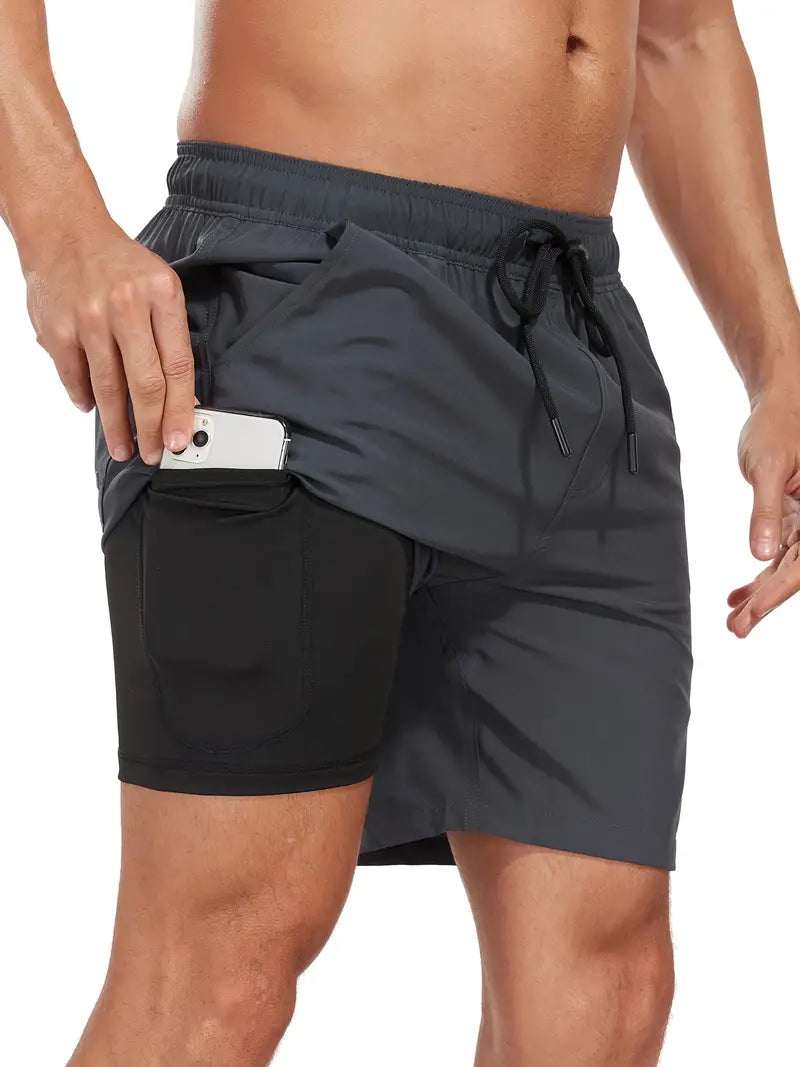 Pantaloncini da bagno con tasche