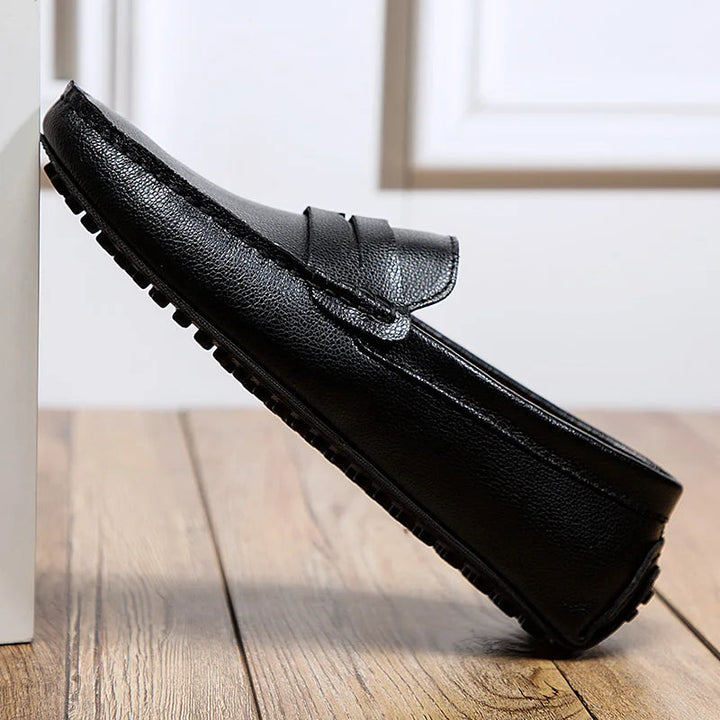 Mocassini estivi in pelle casual