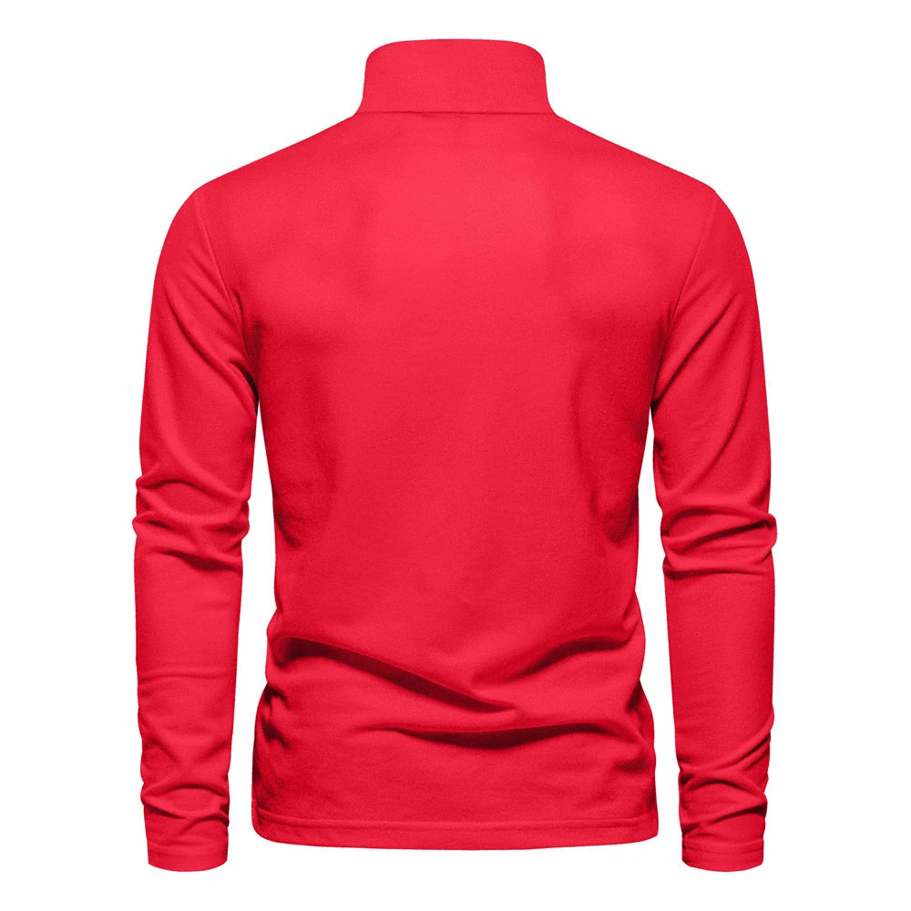 Polo casual a maniche lunghe