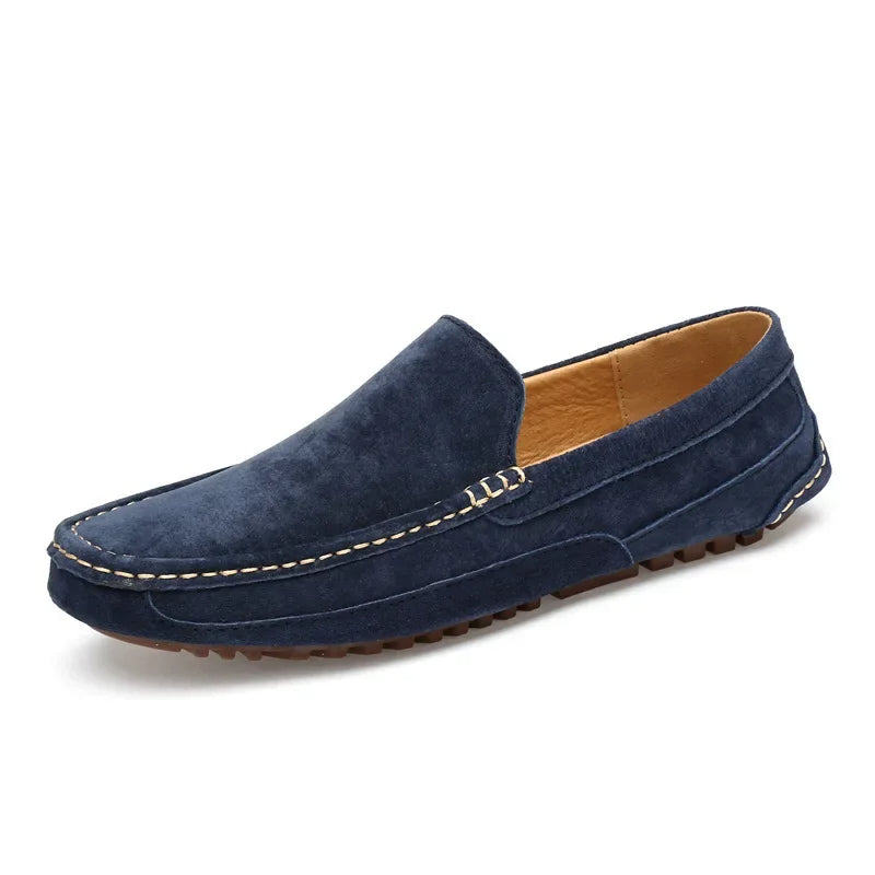 Mocassini in pelle scamosciata premium chic