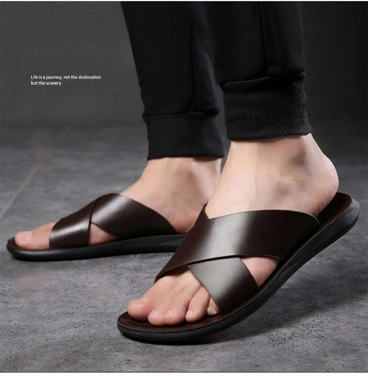 Sandali eleganti in pelle