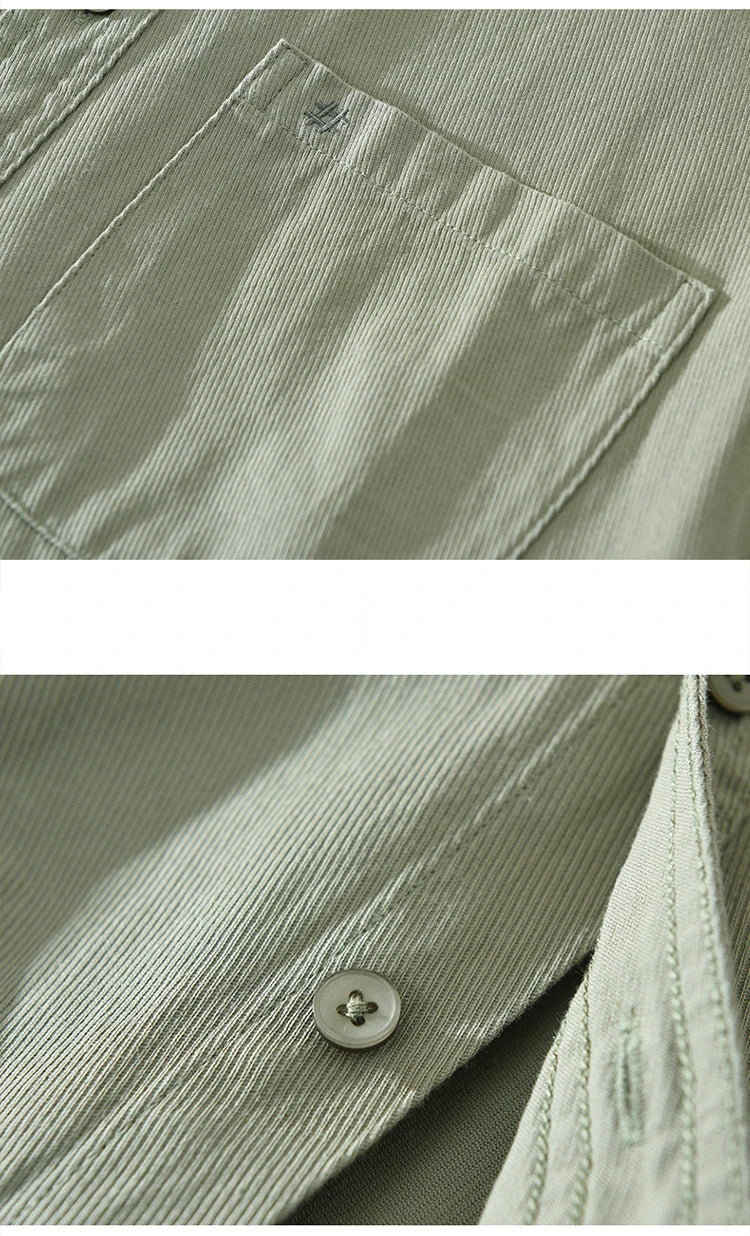 Camicia in cotone a maniche corte