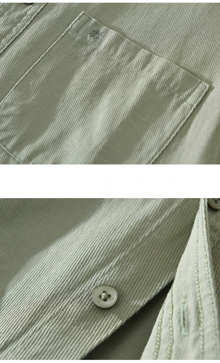 Camicia in cotone a maniche corte