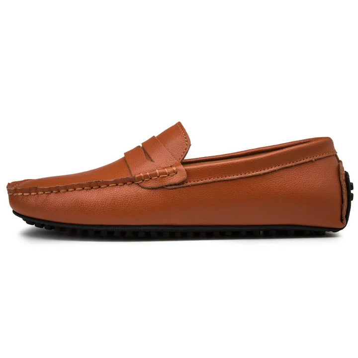 Mocassini estivi in pelle casual