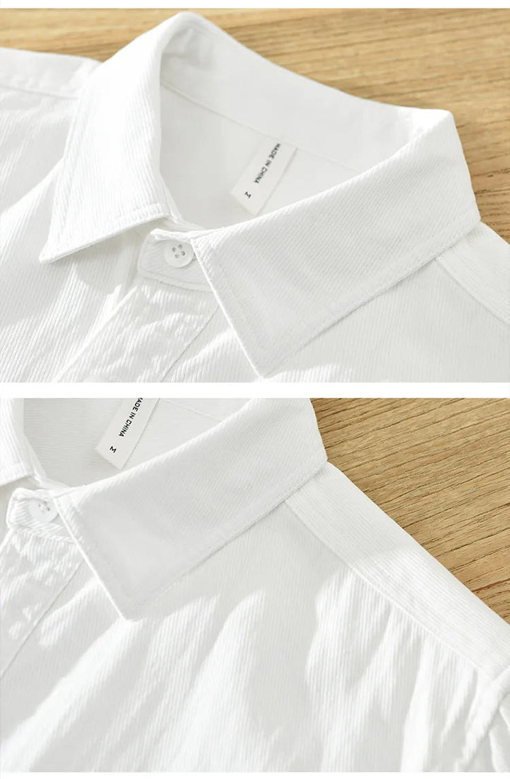 Camicia in cotone a maniche corte