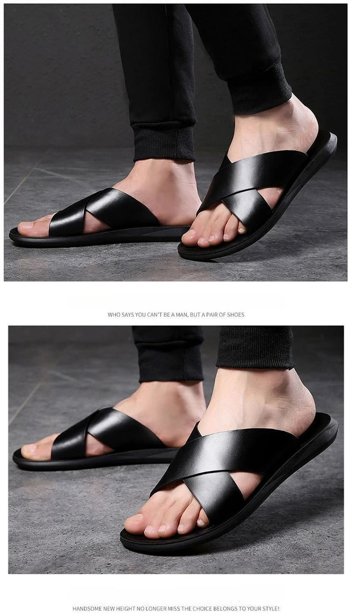 Sandali eleganti in pelle