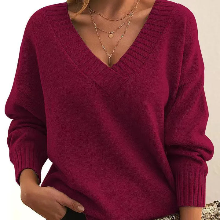 Sofia | Maglia Morbida con Scollo a V