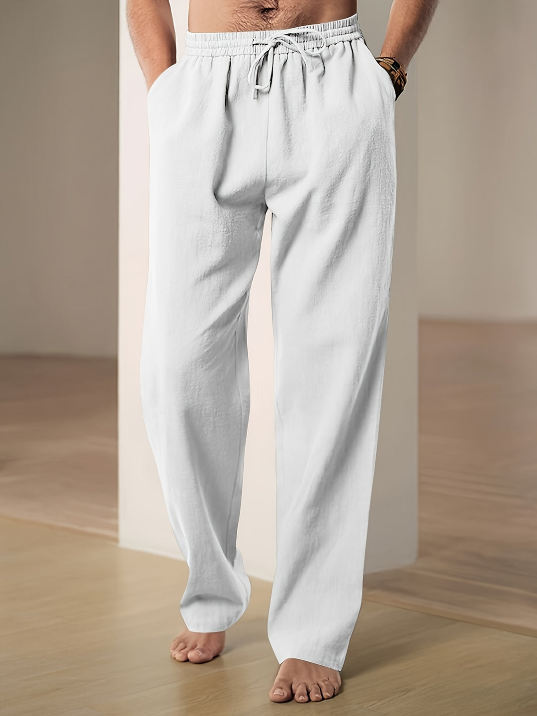 Pantaloni estivi in lino casual