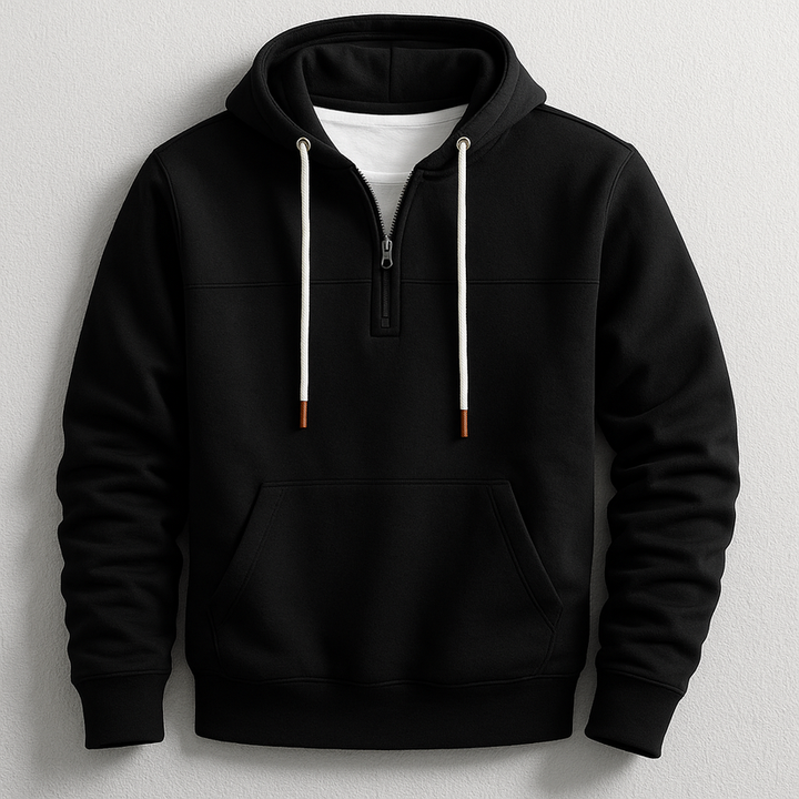 Felpa con cappuccio con zip elegante
