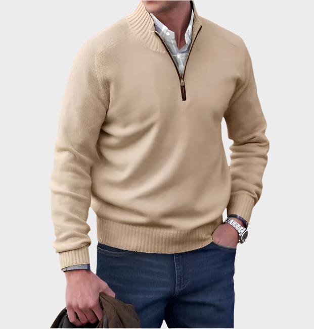 Malik | Maglione elegante con zip