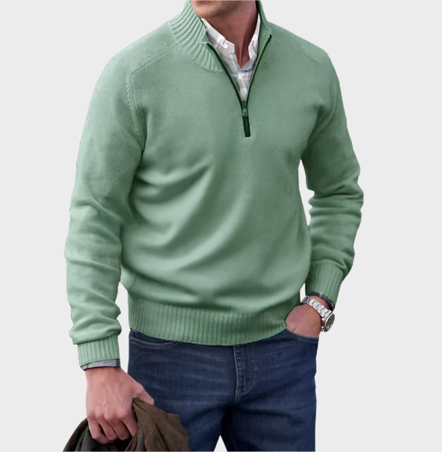 Malik | Maglione elegante con zip