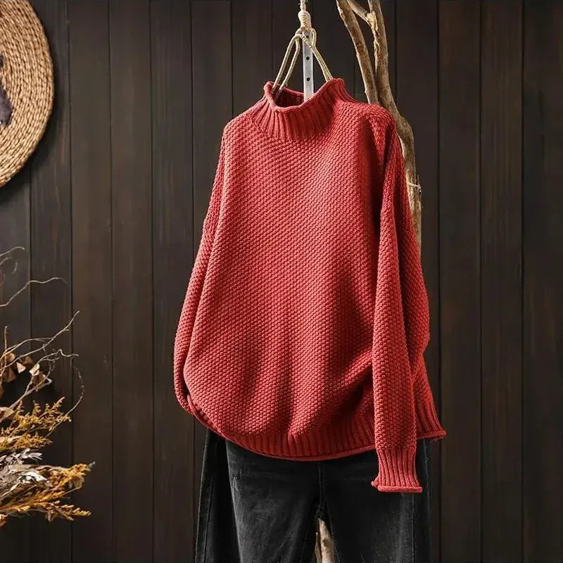 Celina | Maglione Morbido a Collo Alto