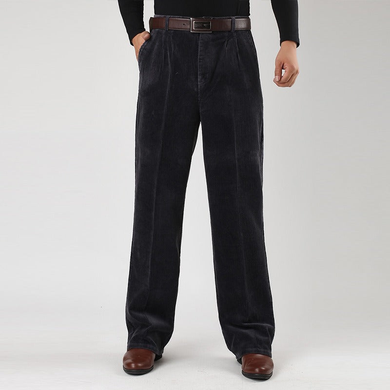 Pantaloni eleganti in velluto a coste