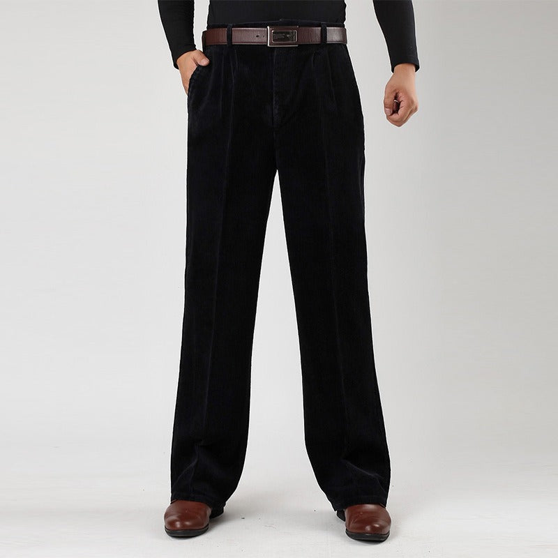 Pantaloni eleganti in velluto a coste