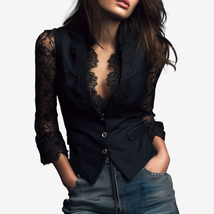 Arianna™ Gilet elegante con scollo