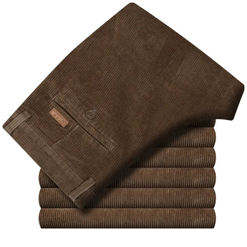 Pantaloni eleganti in velluto a coste