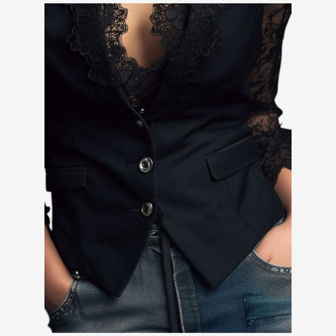Arianna™ Gilet elegante con scollo