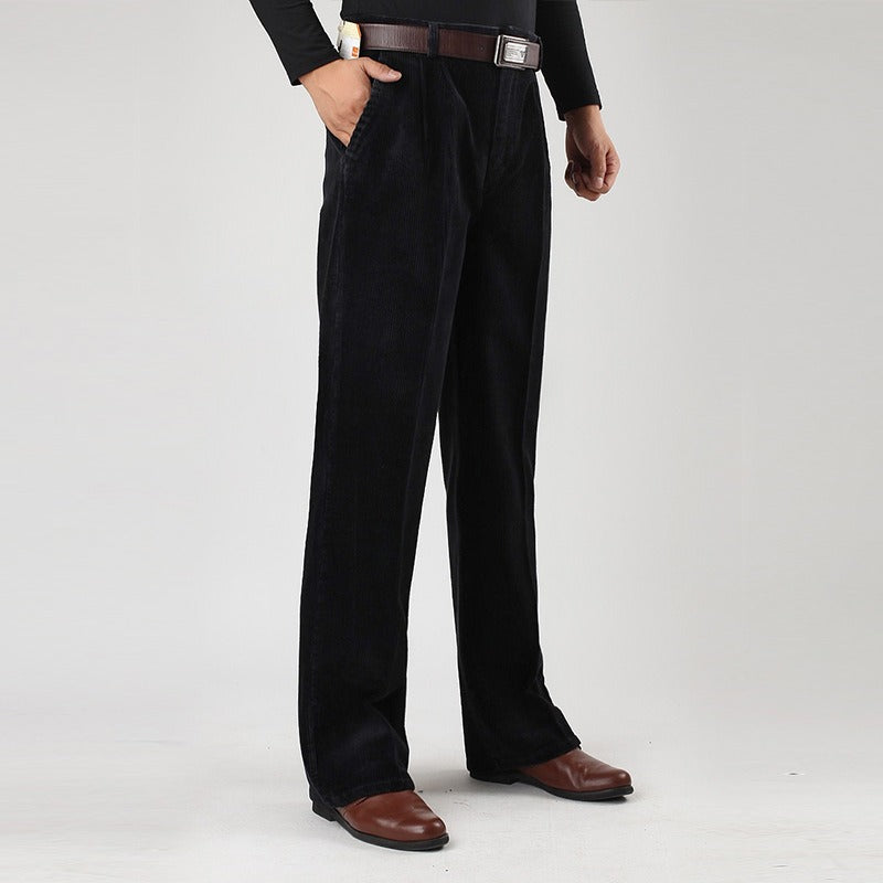 Pantaloni eleganti in velluto a coste
