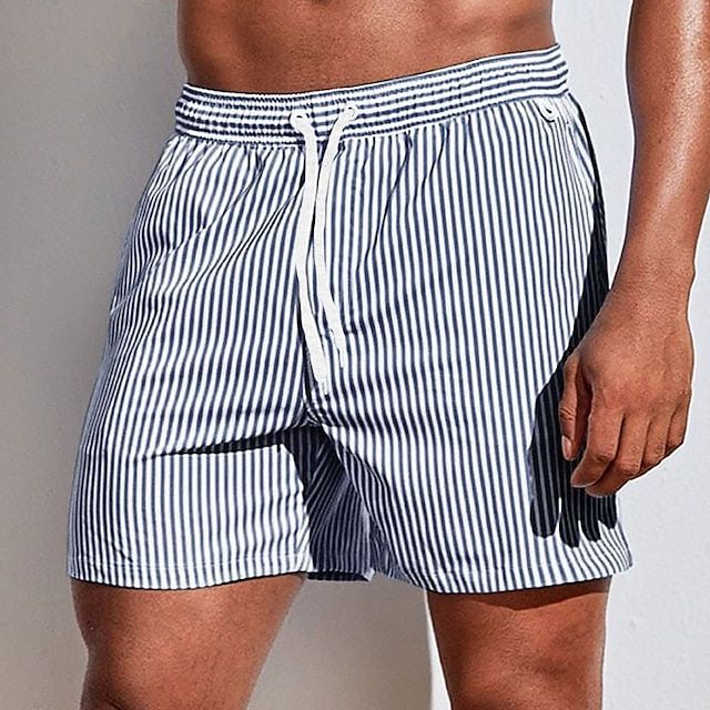Pantaloncini da spiaggia casual a righe