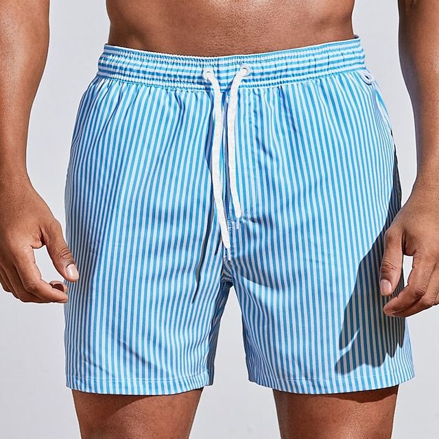 Pantaloncini da spiaggia casual a righe
