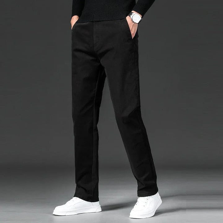 Pantaloni in cotone dal taglio dritto