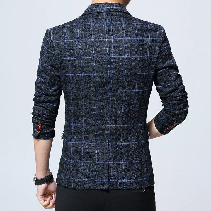 Blazer elegante a scacchi