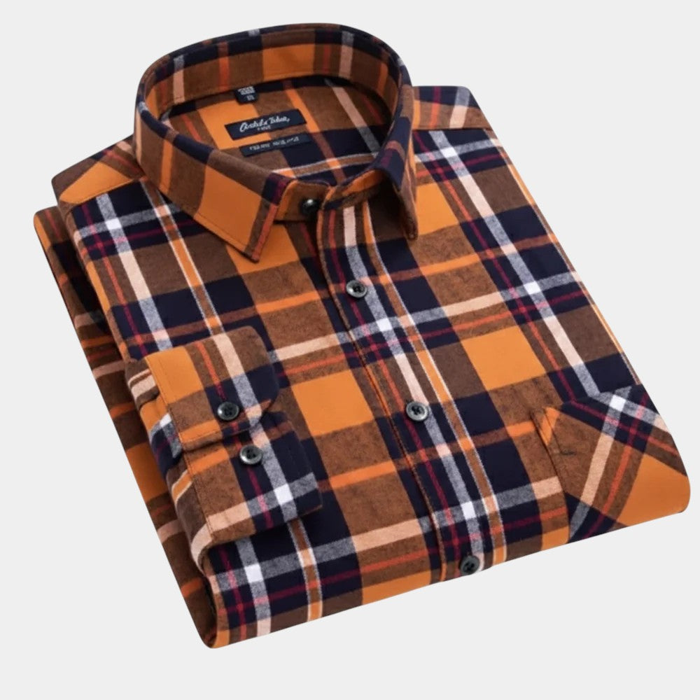 Camicia da uomo a scacchi