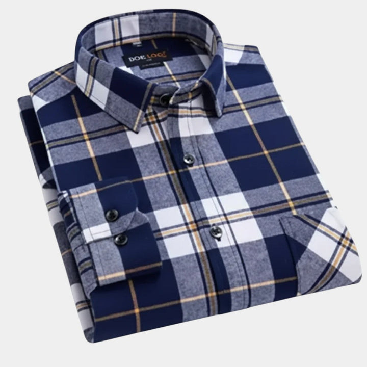 Camicia da uomo a scacchi
