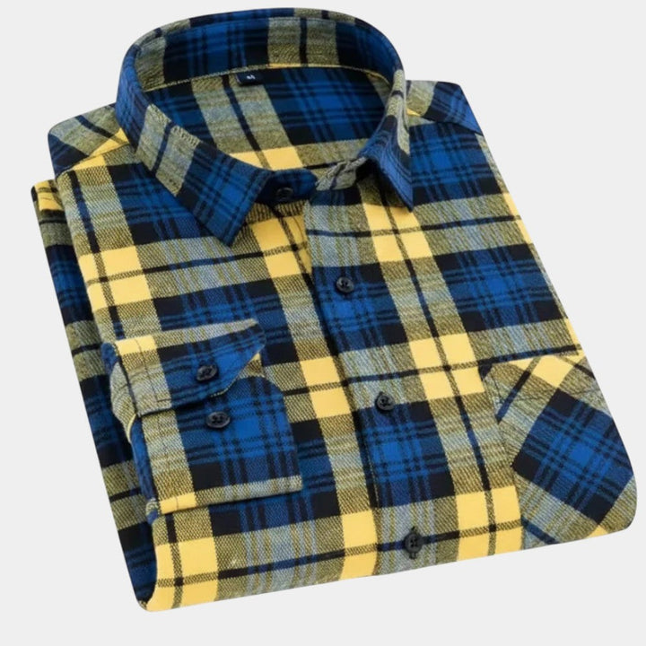 Camicia da uomo a scacchi