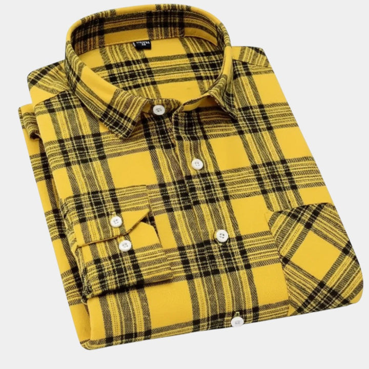 Camicia da uomo a scacchi