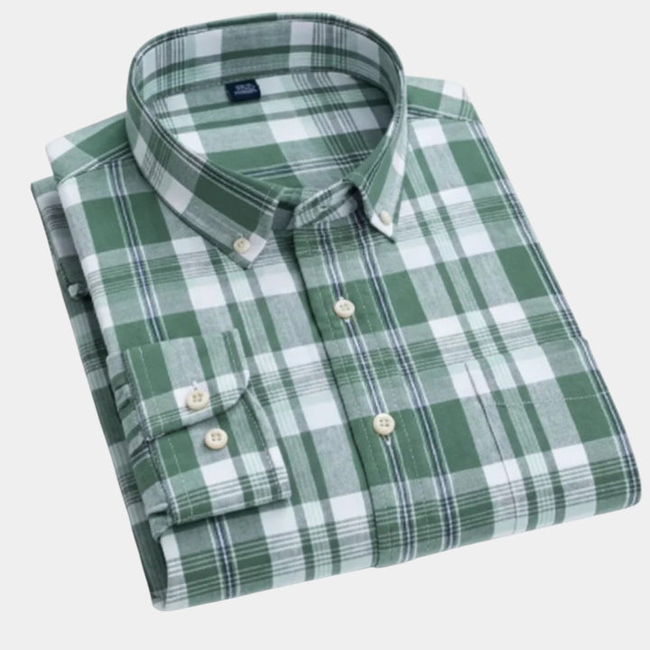 Camicia da uomo a scacchi