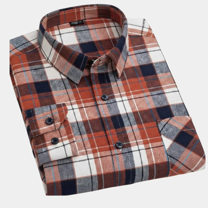 Camicia da uomo a scacchi