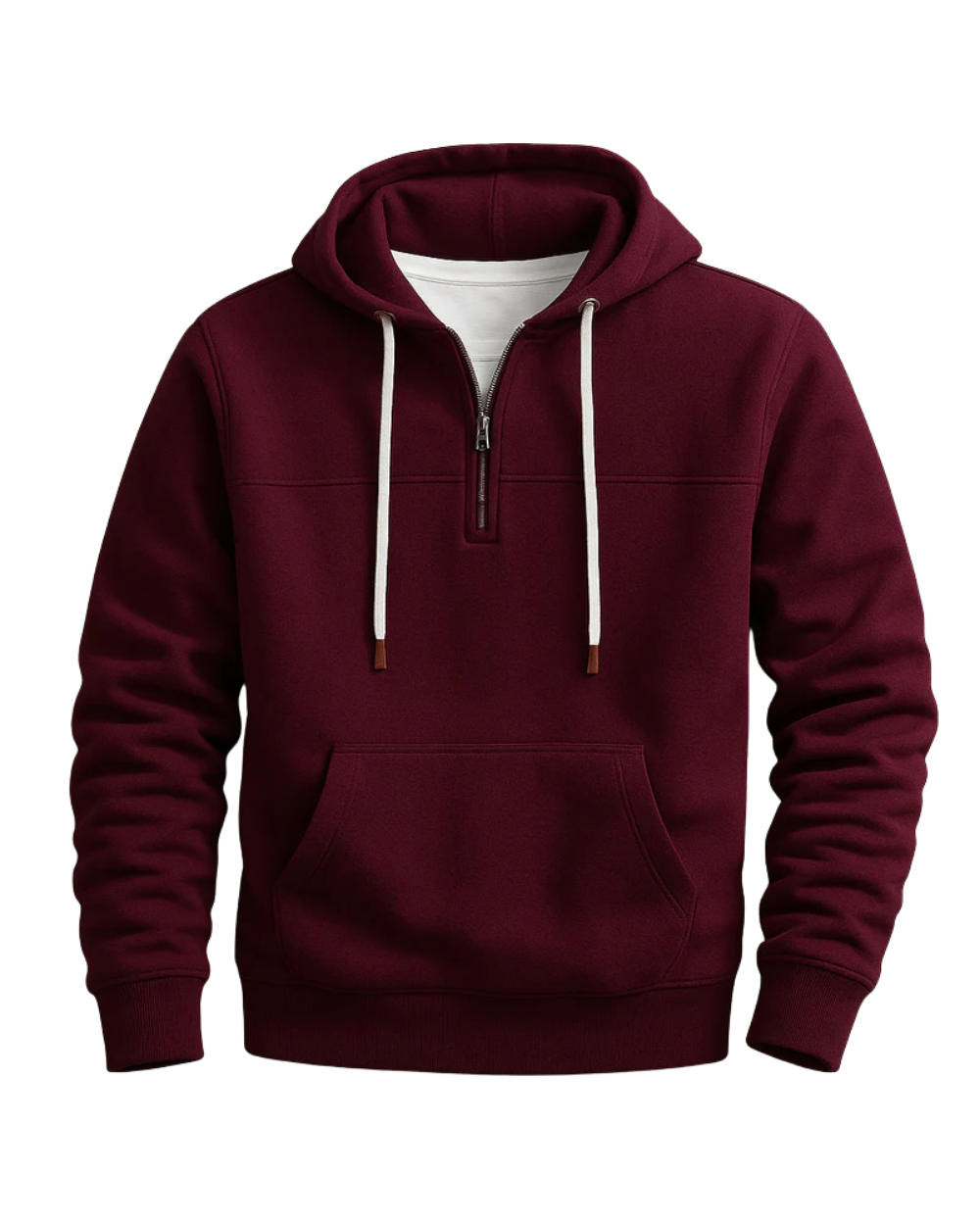 Felpa con cappuccio con zip elegante