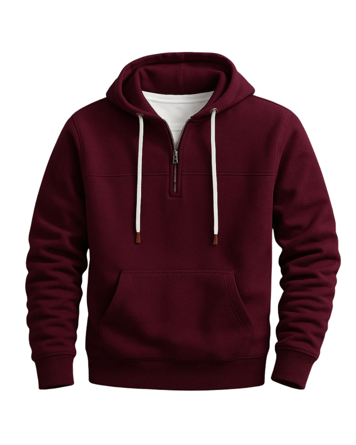 Felpa con cappuccio con zip elegante